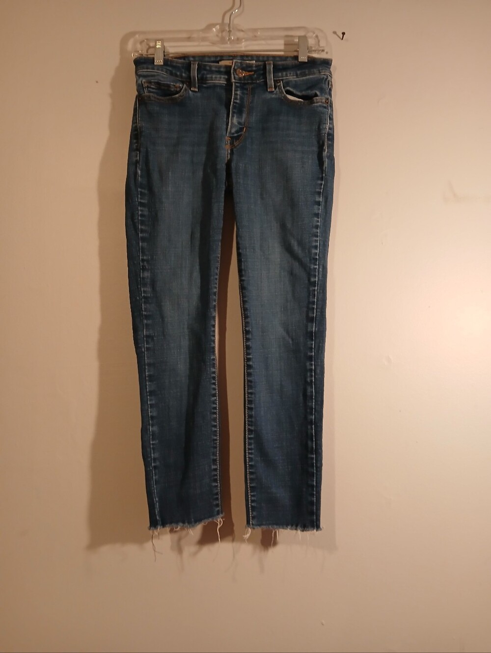 Levis  Blue Slim Straight Jeans. Size 26X24